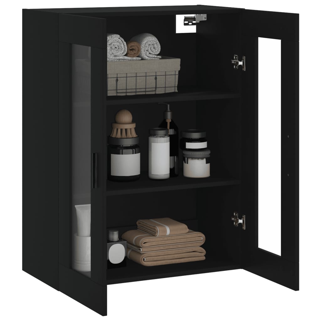 Wandschrank Schwarz 69,5x34x90 cm - Pazzar.ch