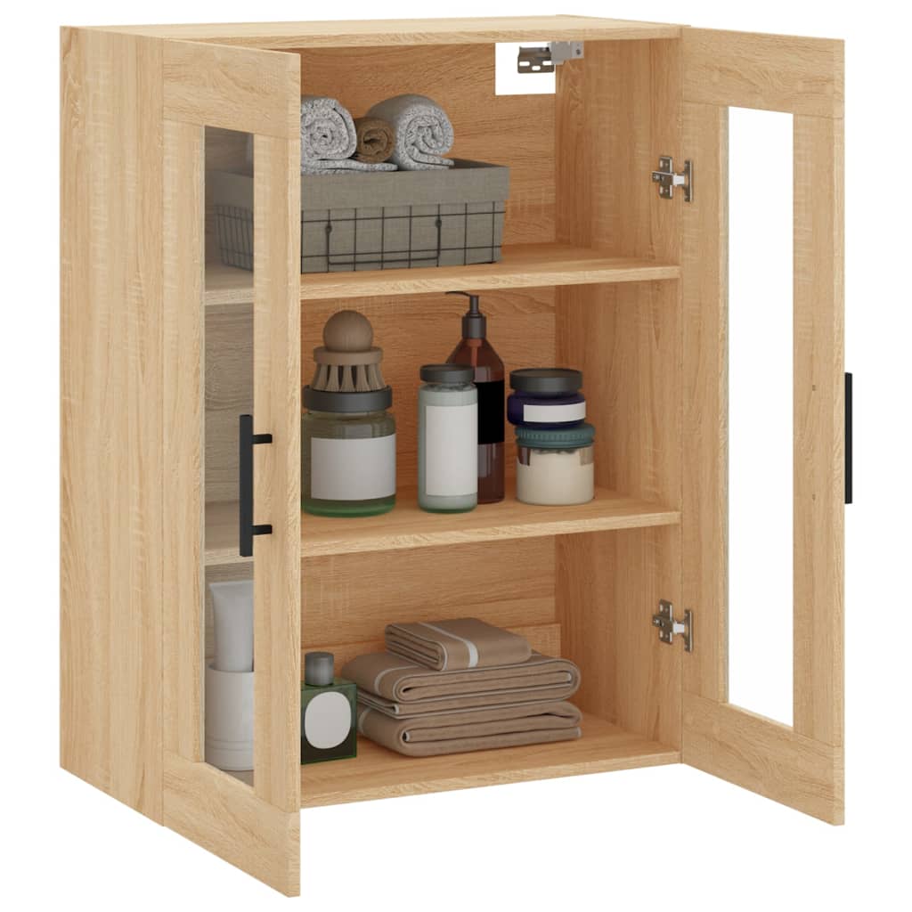 Wandschrank Sonoma-Eiche 69,5x34x90 cm - Pazzar.ch