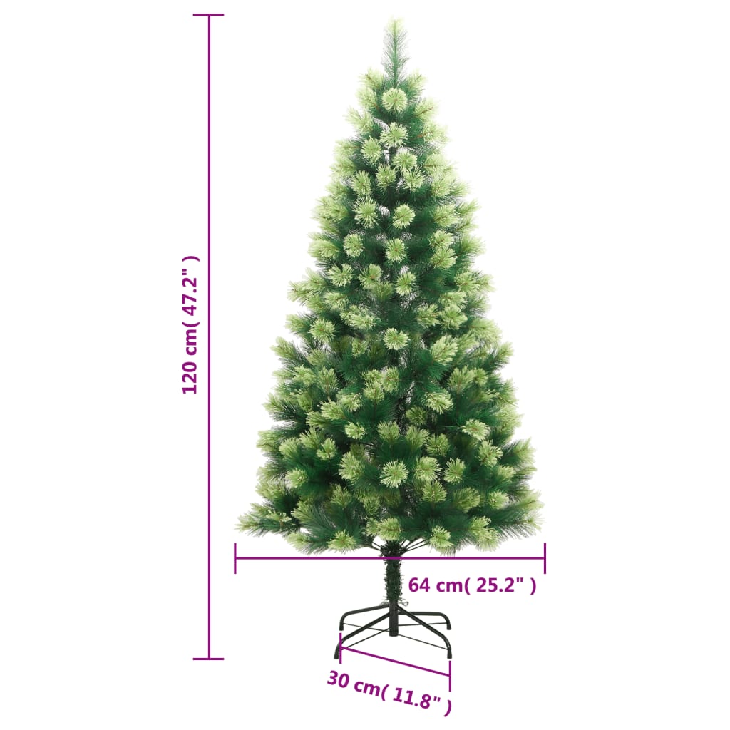 Künstlicher Weihnachtsbaum Klappbar mit Ständer 120 cm - Pazzar.ch