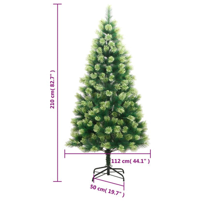 Künstlicher Weihnachtsbaum Klappbar mit Ständer 210 cm - Pazzar.ch