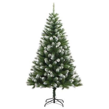 Künstlicher Weihnachtsbaum Klappbar Beschneit 210 cm - Pazzar.ch