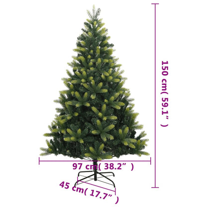 Künstlicher Weihnachtsbaum Klappbar mit Ständer 150 cm - Pazzar.ch