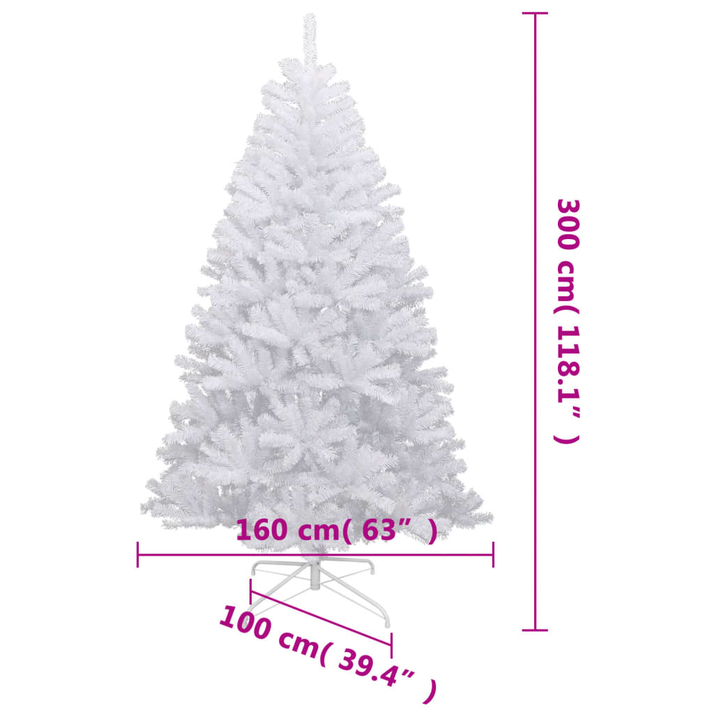 Künstlicher Weihnachtsbaum Klappbar Beschneit 300 cm - Pazzar.ch