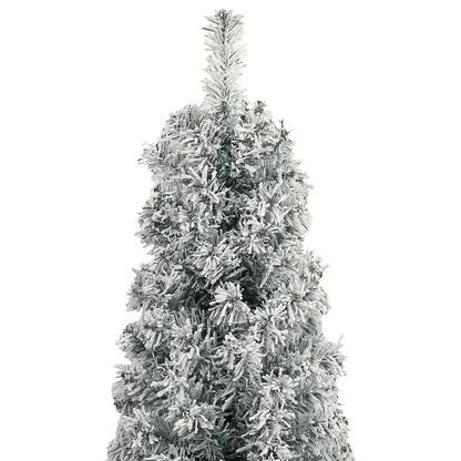 Weihnachtsbaum Schlank mit Ständer Beschneit 270 cm PVC - Pazzar.ch