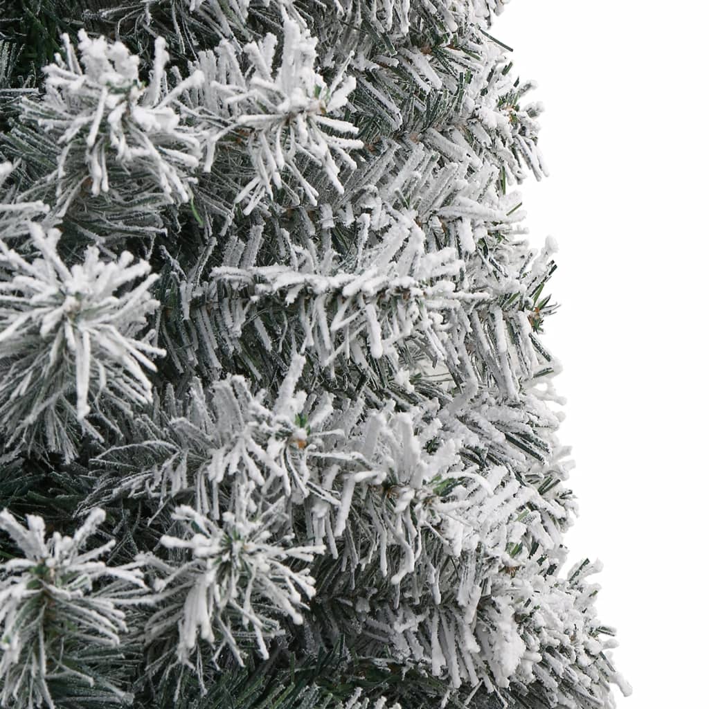 Weihnachtsbaum Schlank mit Ständer Beschneit 270 cm PVC - Pazzar.ch