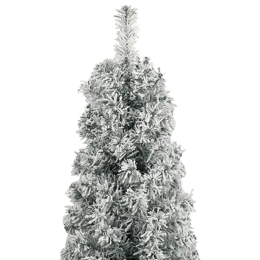 Weihnachtsbaum Schlank mit Ständer Beschneit 300 cm PVC - Pazzar.ch