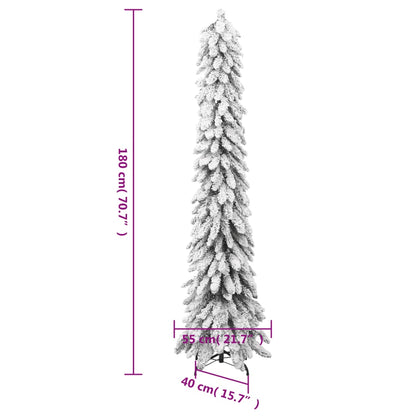 Künstlicher Weihnachtsbaum Beleuchtung & Schnee 100 LEDs 180 cm - Pazzar.ch