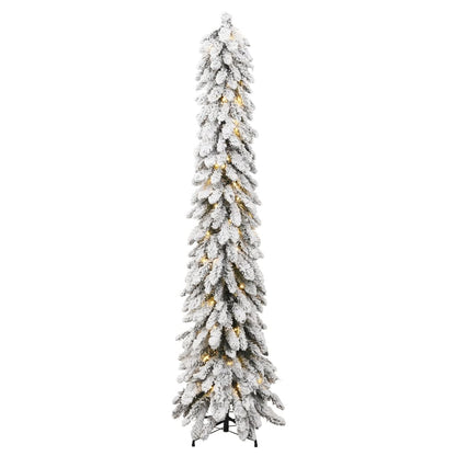 Künstlicher Weihnachtsbaum Beleuchtung & Schnee 100 LEDs 180 cm - Pazzar.ch