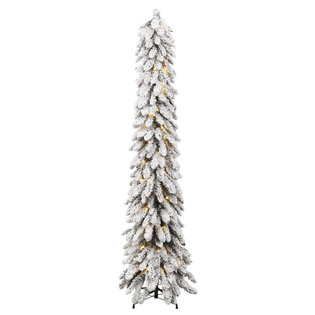 Künstlicher Weihnachtsbaum Beleuchtung & Schnee 130 LEDs 210 cm - Pazzar.ch