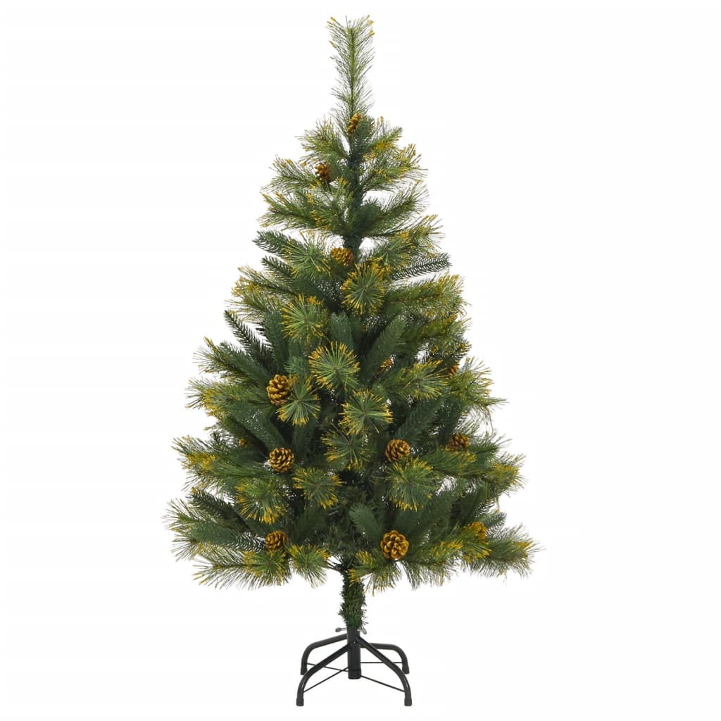 Künstlicher Weihnachtsbaum Klappbar mit Zapfen 120 cm - Pazzar.ch