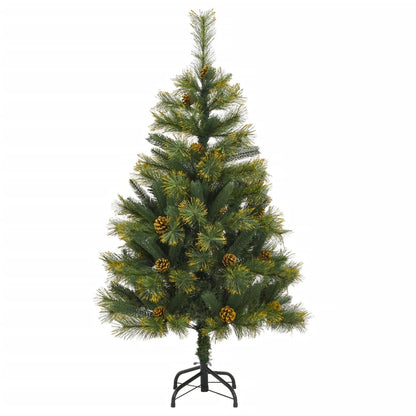 Künstlicher Weihnachtsbaum Klappbar mit Zapfen 120 cm - Pazzar.ch