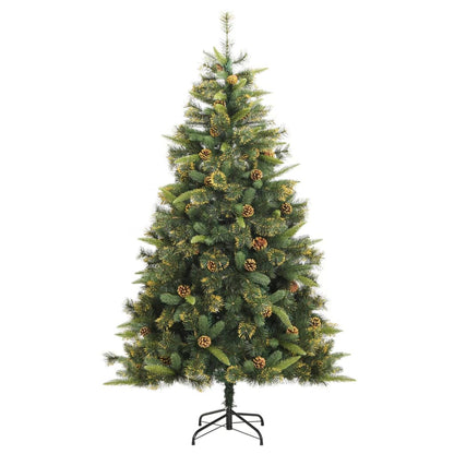 Künstlicher Weihnachtsbaum Klappbar mit Zapfen 180 cm - Pazzar.ch