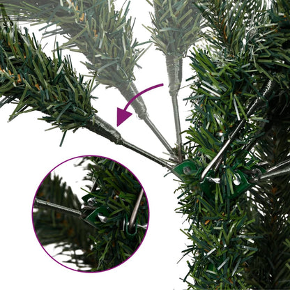 Künstlicher Weihnachtsbaum Klappbar mit Zapfen 180 cm - Pazzar.ch