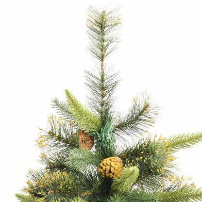 Künstlicher Weihnachtsbaum Klappbar mit Zapfen 180 cm - Pazzar.ch