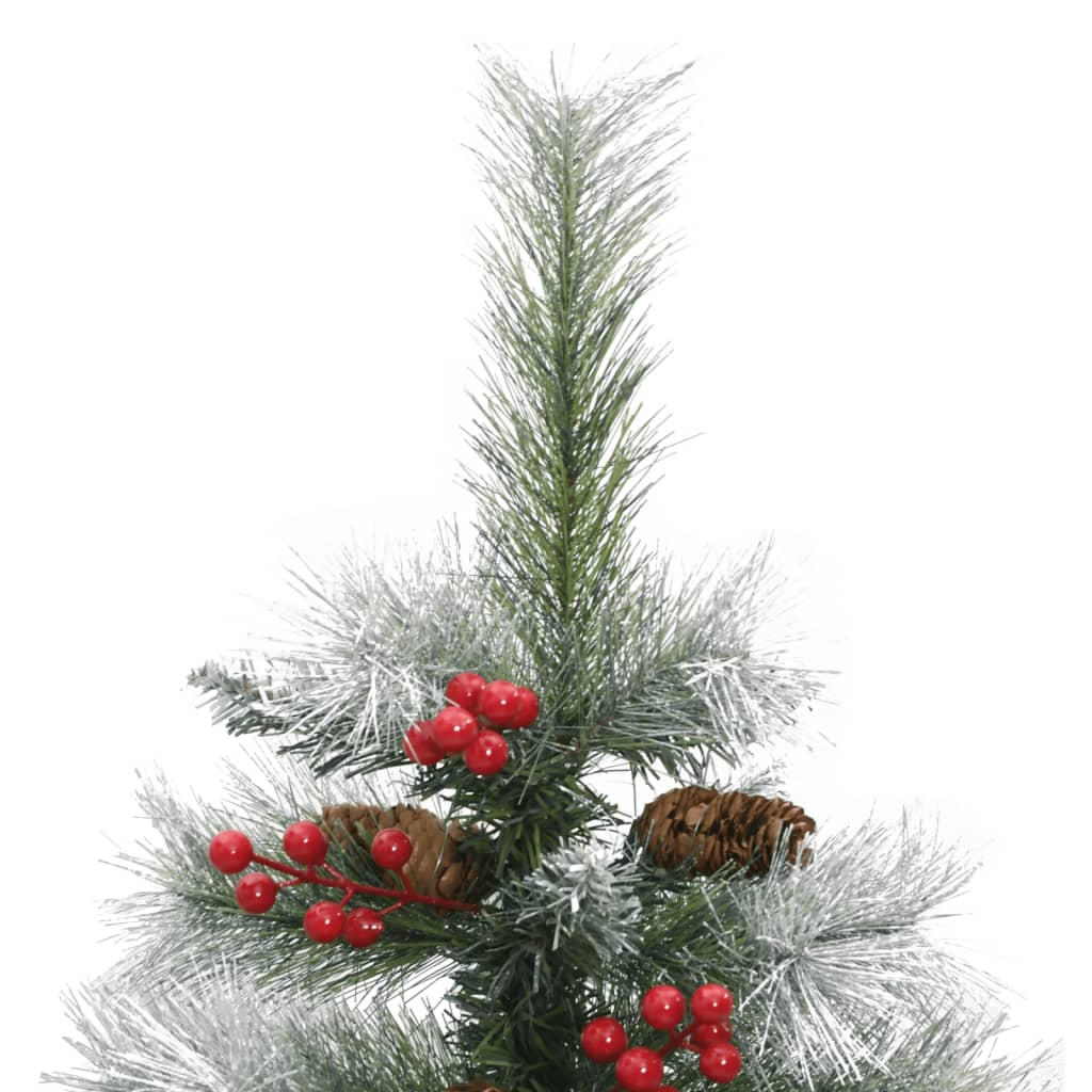 Künstlicher Weihnachtsbaum Klappbar mit Zapfen & Beeren 150 cm - Pazzar.ch