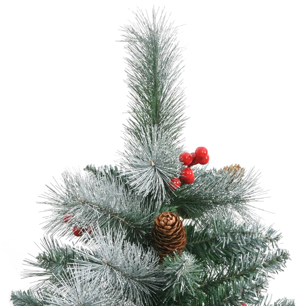 Künstlicher Weihnachtsbaum Klappbar mit Zapfen & Beeren 240 cm - Pazzar.ch