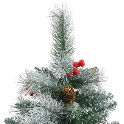 Künstlicher Weihnachtsbaum Klappbar mit Zapfen & Beeren 240 cm - Pazzar.ch