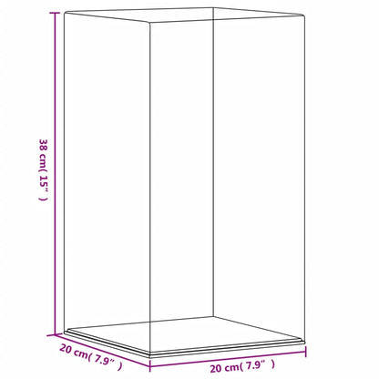Vitrine Transparent 20x20x38 cm Acryl - Pazzar.ch