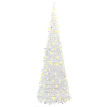 Pop-Up-Weihnachtsbaum Künstlich 50 LEDs Weiß 120 cm - Pazzar.ch