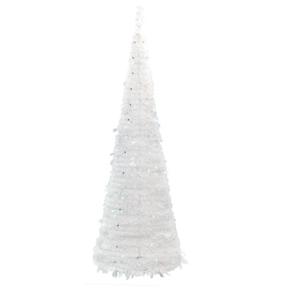 Pop-Up-Weihnachtsbaum Künstlich 100 LEDs Weiß 150 cm - Pazzar.ch