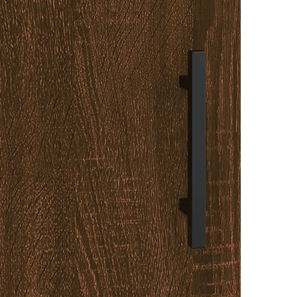 Wandschränke 2 Stk. Braun Eichen-Optik Holzwerkstoff - Pazzar.ch