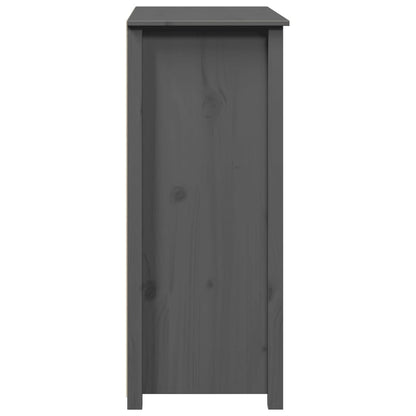 Highboard Grau 83x41,5x100 cm Massivholz Kiefer - Pazzar.ch