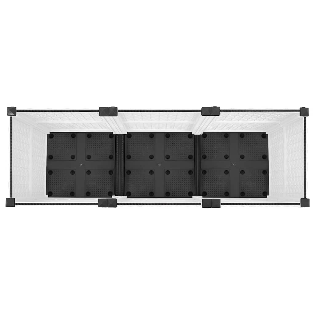 Hochbeet 120x40x38 cm Polypropylen