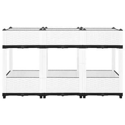 Hochbeet 120x40x71 cm Polypropylen