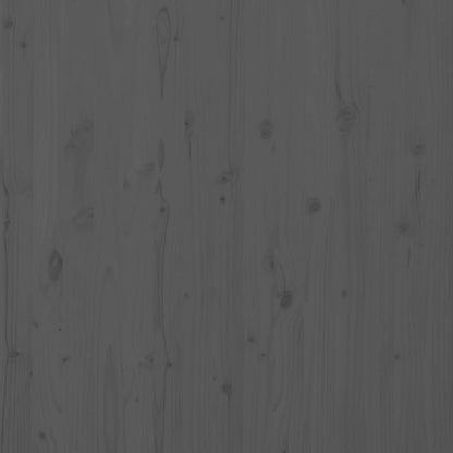 Wand-Kopfteil Grau 141x3x91,5 cm Massivholz Kiefer - Pazzar.ch