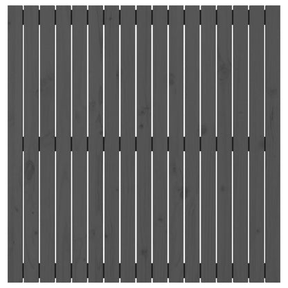 Wand-Kopfteil Grau 108x3x110 cm Massivholz Kiefer - Pazzar.ch