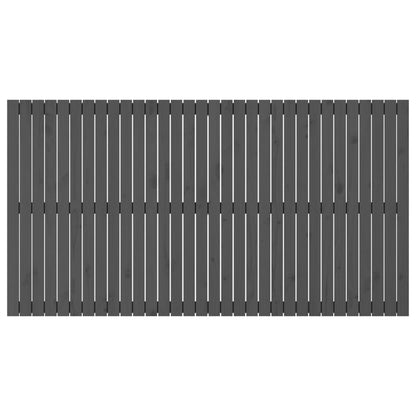 Wand-Kopfteil Grau 204x3x110 cm Massivholz Kiefer - Pazzar.ch