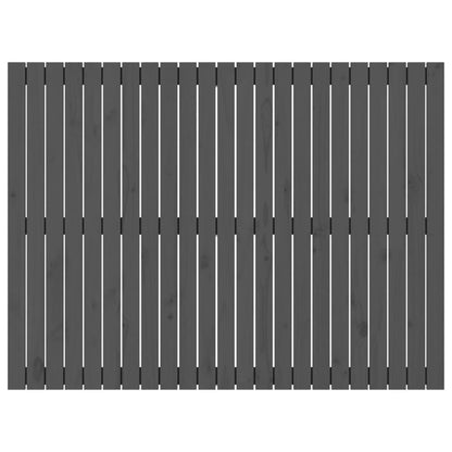Wand-Kopfteil Grau 146,5x3x110 cm Massivholz Kiefer - Pazzar.ch