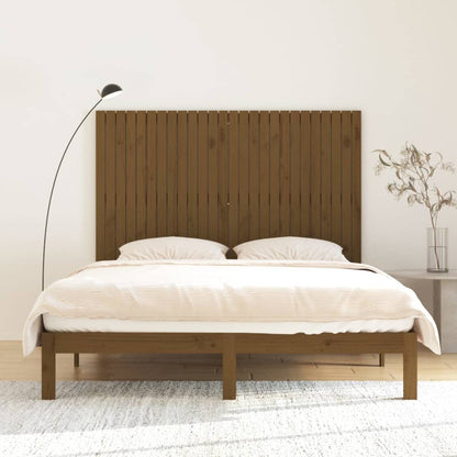 Wand-Kopfteil Honigbraun 166x3x110 cm Massivholz Kiefer - Pazzar.ch