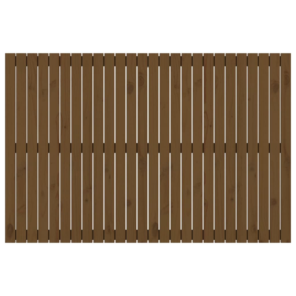 Wand-Kopfteil Honigbraun 166x3x110 cm Massivholz Kiefer - Pazzar.ch