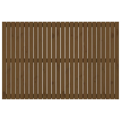 Wand-Kopfteil Honigbraun 166x3x110 cm Massivholz Kiefer - Pazzar.ch