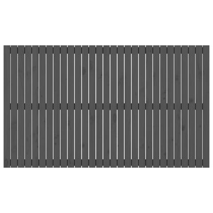 Wand-Kopfteil Grau 185x3x110 cm Massivholz Kiefer - Pazzar.ch