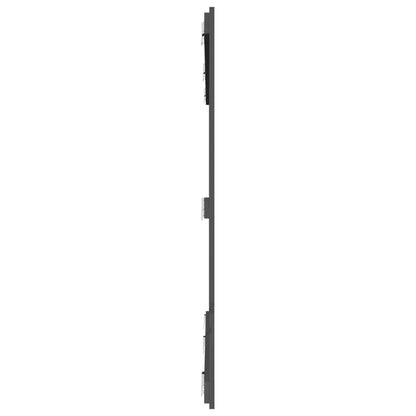 Wand-Kopfteil Grau 185x3x110 cm Massivholz Kiefer - Pazzar.ch