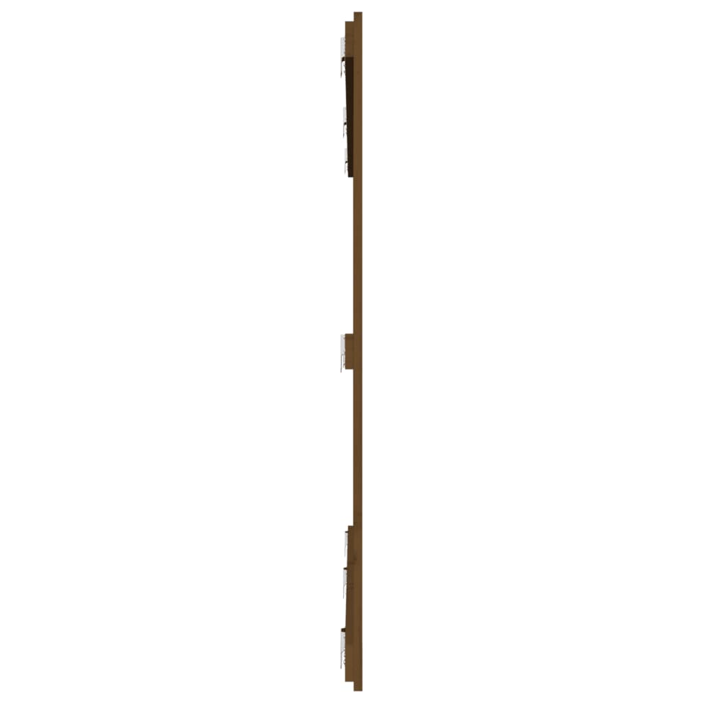 Wand-Kopfteil Honigbraun 185x3x110 cm Massivholz Kiefer - Pazzar.ch