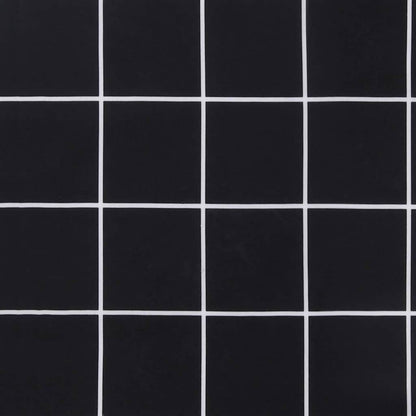 Gartenbank-Auflagen 2 Stk. Schwarz Karomuster 120x50x7 cm Stoff - Pazzar.ch
