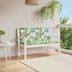 Gartenbank-Auflagen 2 Stk. Mehrfarbig 120x50x7 cm Stoff