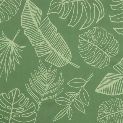 Gartenbank-Auflagen 2 Stk. Blattmuster 120x50x7 cm Stoff - Pazzar.ch