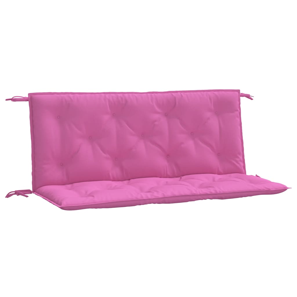 Gartenbank-Auflagen 2 Stk. Rosa 120x50x7 cm Stoff - Pazzar.ch