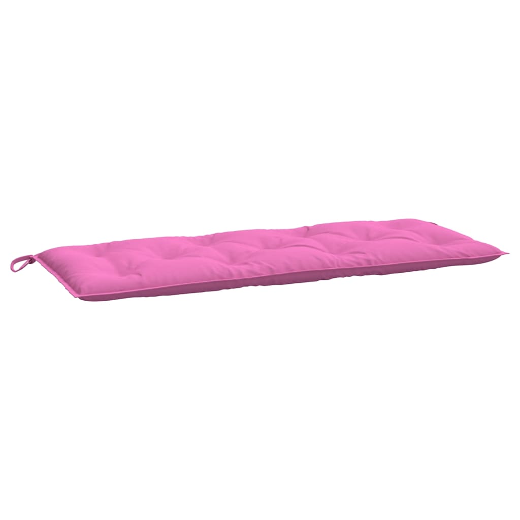 Gartenbank-Auflagen 2 Stk. Rosa 120x50x7 cm Stoff - Pazzar.ch
