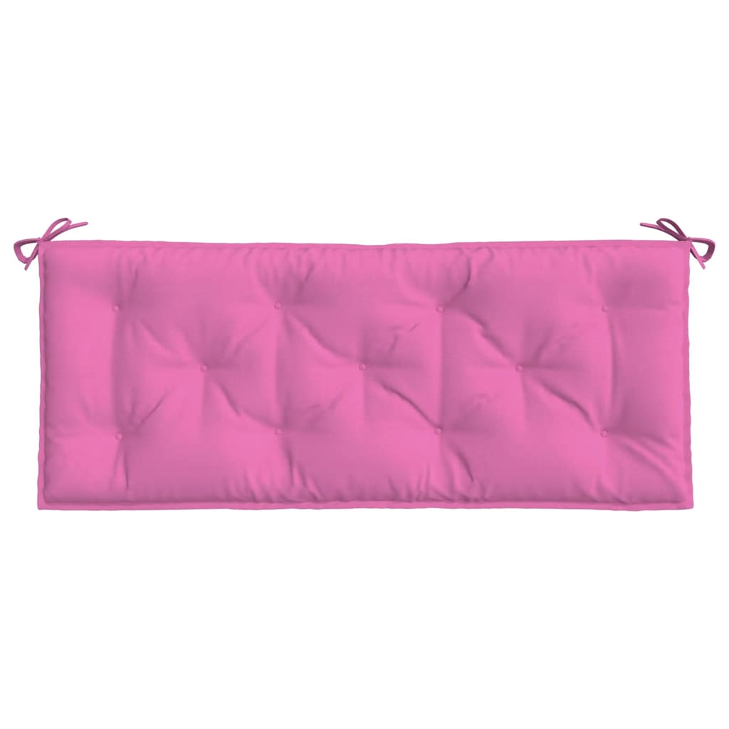 Gartenbank-Auflagen 2 Stk. Rosa 120x50x7 cm Stoff - Pazzar.ch