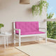 Gartenbank-Auflagen 2 Stk. Rosa 120x50x7 cm Stoff