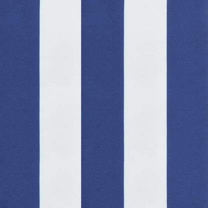 Gartenbank-Auflagen 2 Stk. Blau&Weiß Gestreift 150x50x7cm Stoff - Pazzar.ch