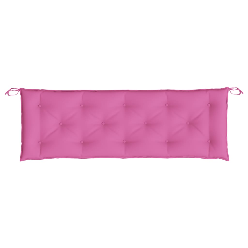 Gartenbank-Auflagen 2 Stk. Rosa 150x50x7 cm Stoff - Pazzar.ch