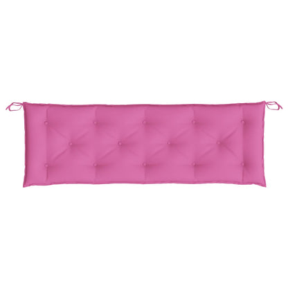Gartenbank-Auflagen 2 Stk. Rosa 150x50x7 cm Stoff - Pazzar.ch