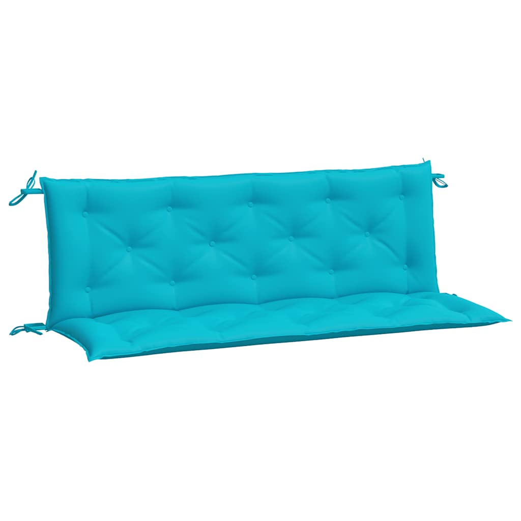 Gartenbank-Auflagen 2 Stk. Türkis 150x50x7 cm Stoff - Pazzar.ch