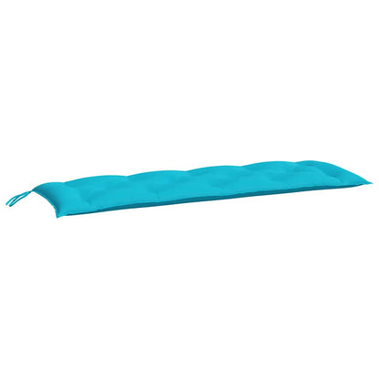 Gartenbank-Auflagen 2 Stk. Türkis 150x50x7 cm Stoff - Pazzar.ch